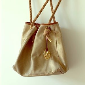 Large gold Michael Kors purse